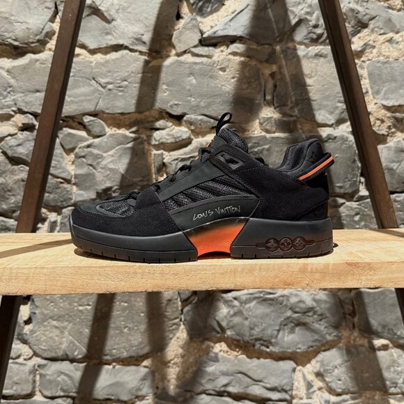 Louis Vuitton x Lucien Clark Black Suede "A View" Sneakers - Picture 8 of 15